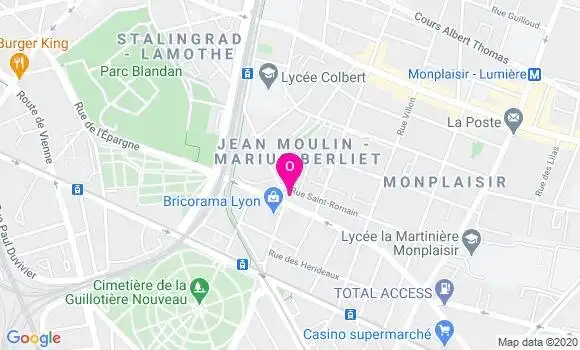 Localisation Adeline Roulleau