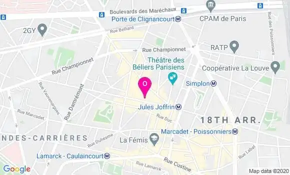 Localisation Adrien Moubeche