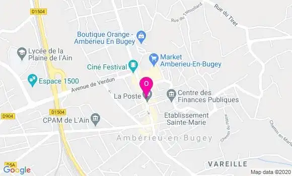 Localisation Carole Courthaliac