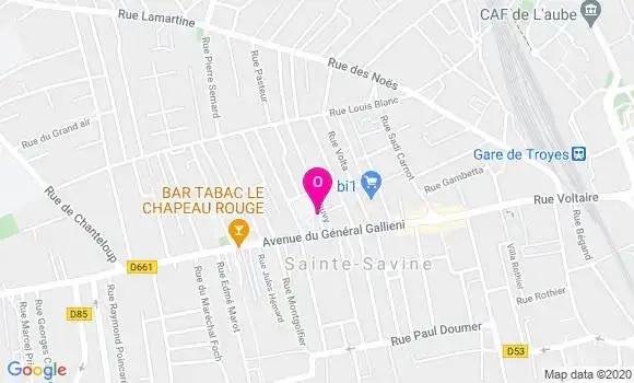 Localisation Anne Sophie Goussin