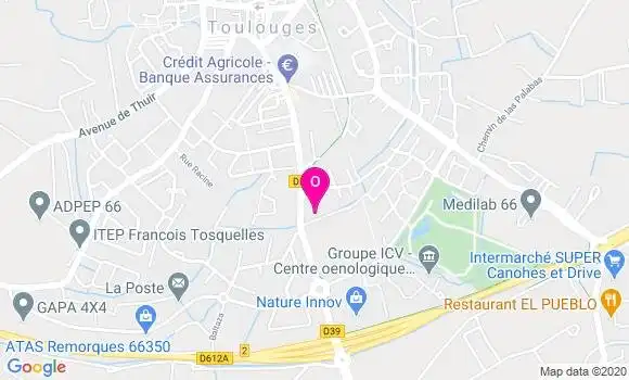 Localisation Fanny Pechenard