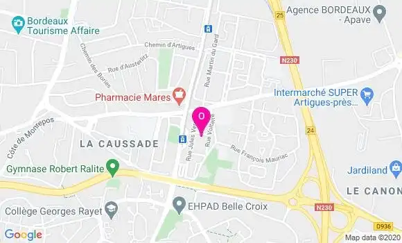 Localisation Julie Roncier