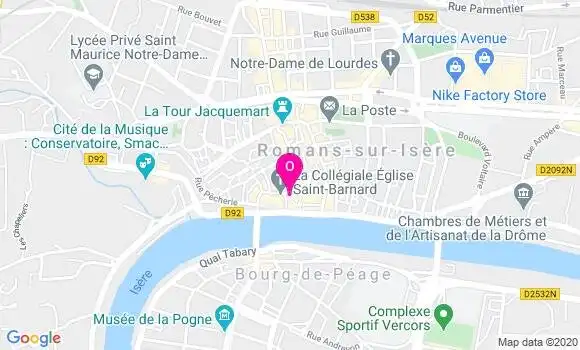 Localisation Ghislaine Thome