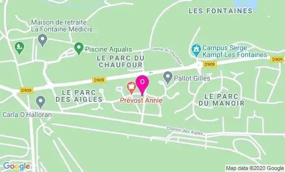 Localisation Florence Gouzy