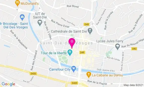 Localisation Pascale Brun