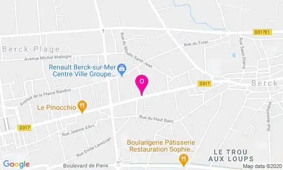 Localisation Mathilde Parmentier