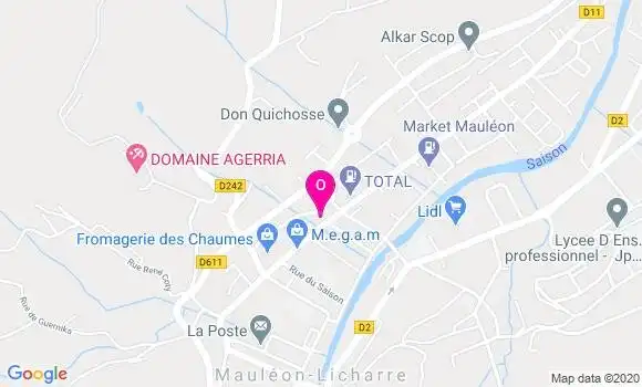 Localisation Elise Achigar