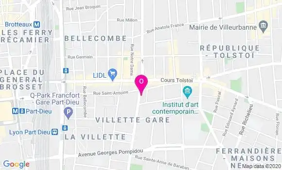 Localisation Manon Fauchard