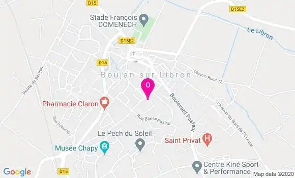 Localisation Chantal Martin