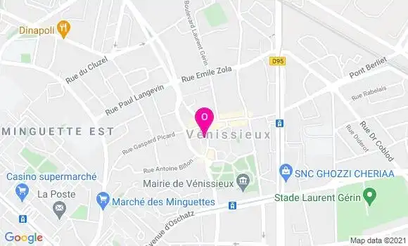 Localisation Severine Tiliere