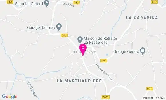 Localisation Charline Magnin