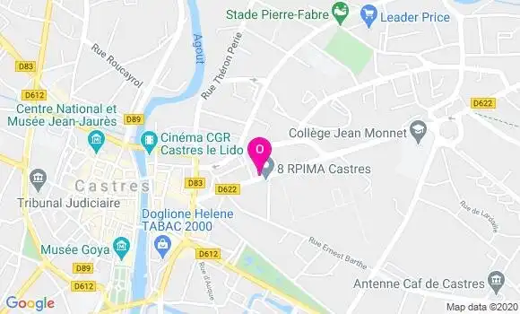 Localisation Aline Lassabliere