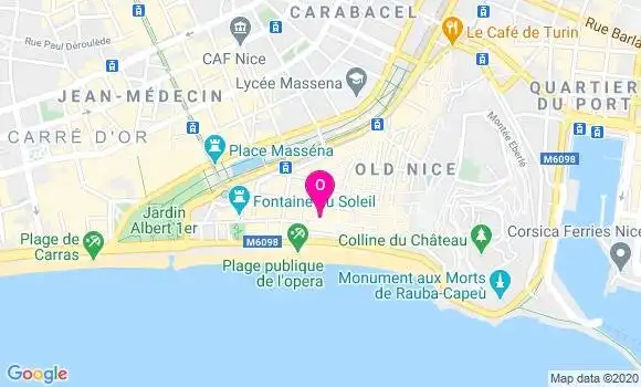Localisation Valerie Niddam Gueniche
