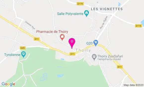 Localisation Virginie Prunelle