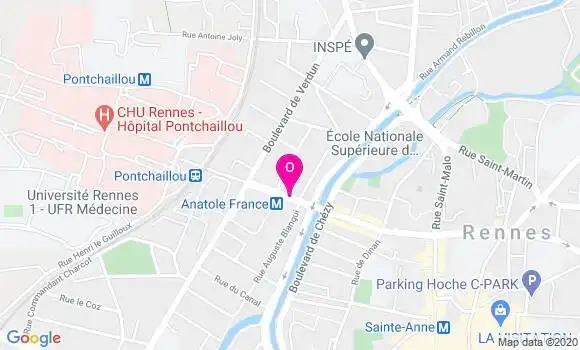 Localisation Emmeline Bronchain