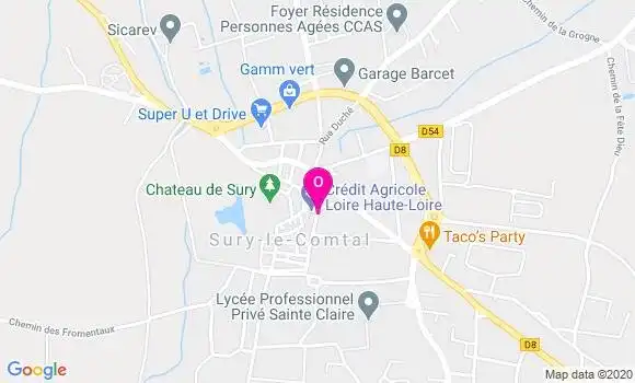 Localisation Emilie Lafay Durand