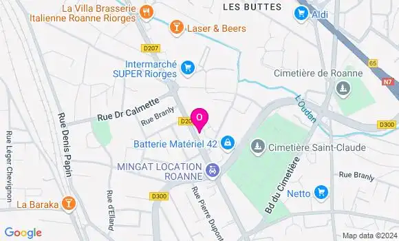 Localisation Nicole Blanchet