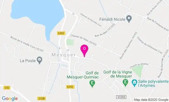 Localisation Mathilde Yvon