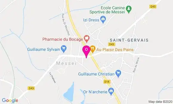 Localisation Elodie Guillaume