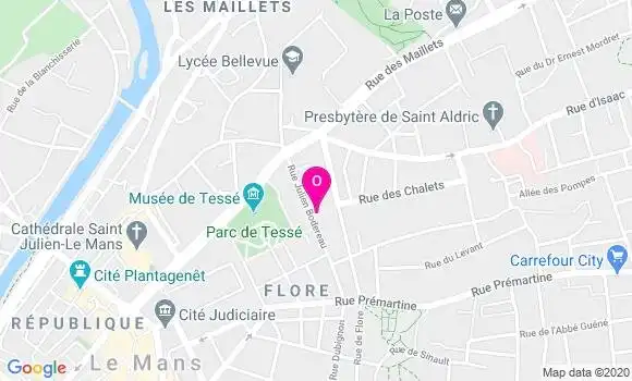 Localisation Aurore Bourdon