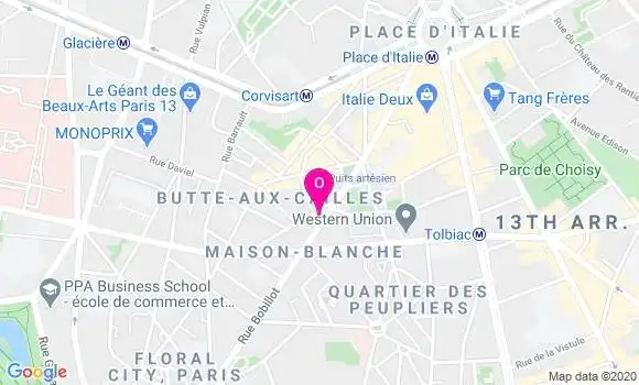 Localisation Melanie Convert