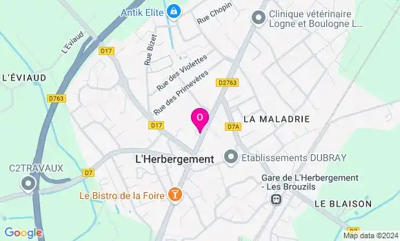 Localisation Elodie Laidin