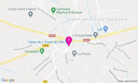 Localisation Emeline Chavernac
