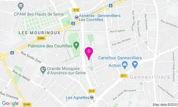 Localisation Agnes De Buttet