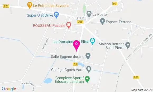 Localisation Adele Coelo Bodin