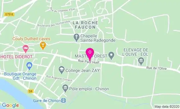 Localisation Elsa Blondeau
