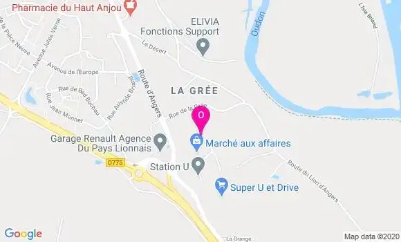 Localisation Anne Babin