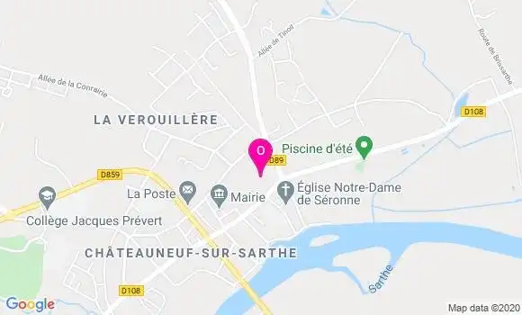 Localisation Sandrine Thouin