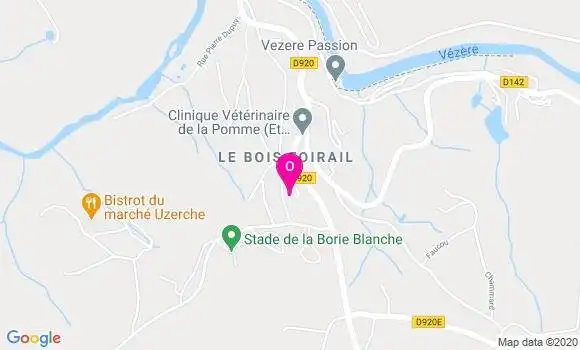 Localisation Lise Merlas
