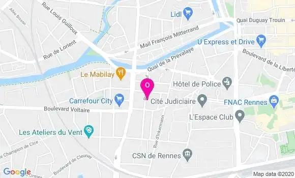 Localisation Manon Quintin