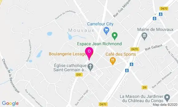 Localisation Anne Cecile Brechot