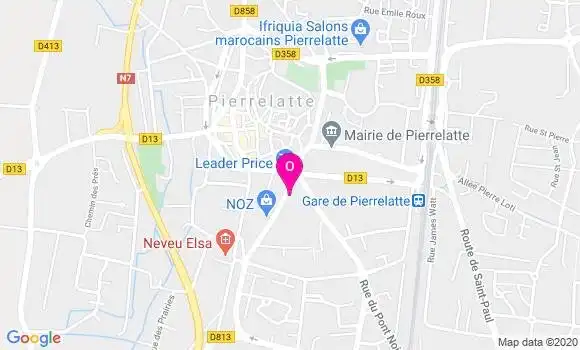 Localisation Annie Heritier