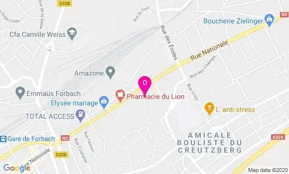 Localisation Emmanuelle Hentz