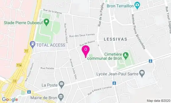 Localisation Melanie Dantonel