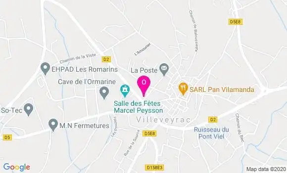 Localisation Nathalie Cognard