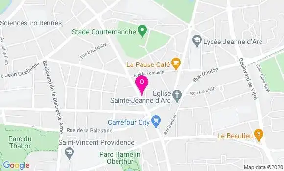 Localisation Fabienne Fuet Maupas