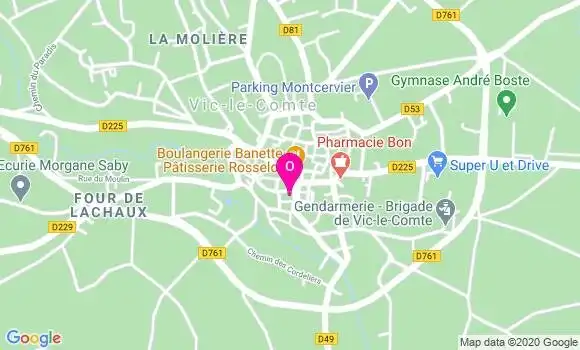 Localisation Nathalie Castagne
