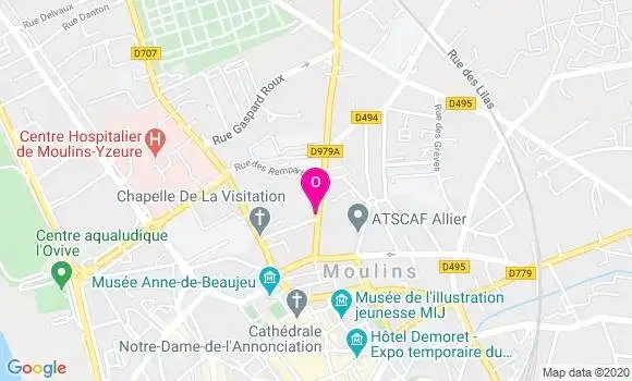 Localisation Marylene Baduel