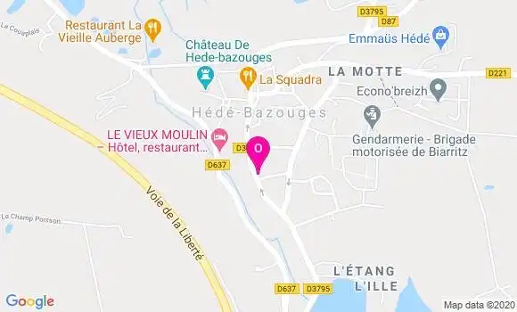 Localisation Annick De Saint Louvent