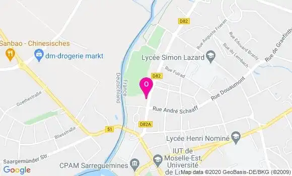 Localisation Perrine Kern
