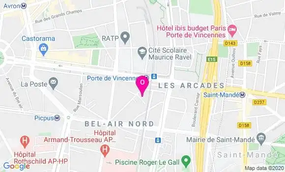 Localisation Helene Monvert Combe