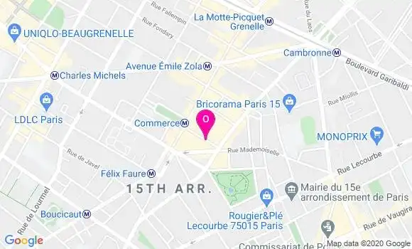 Localisation Catherine Cazalle De Brebisson