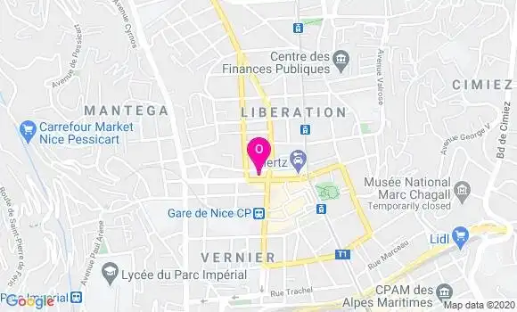 Localisation Benjamin Sebbag