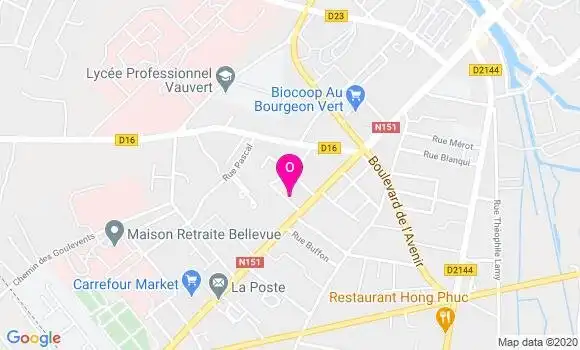 Localisation Isabelle Debieve Juery
