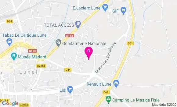 Localisation Paule Ortiz