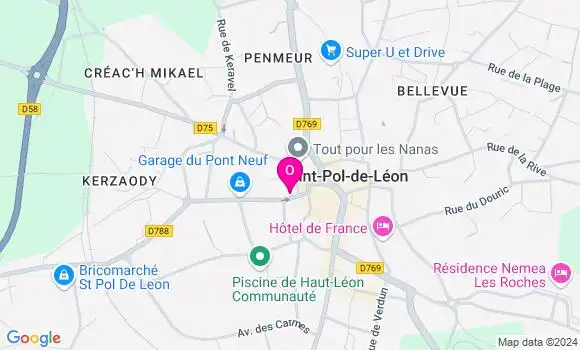Localisation Carene Le Gall Nicol